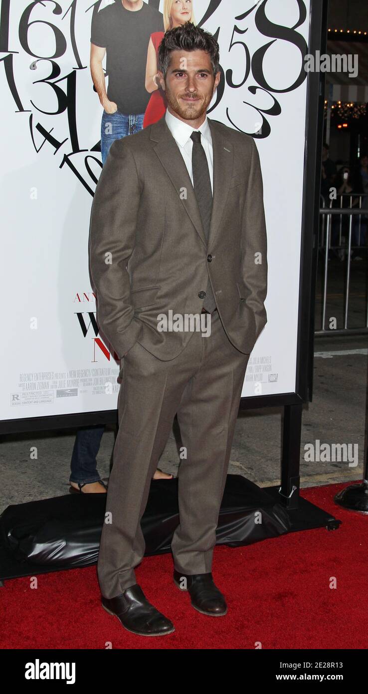 Dave Annable, What's Your Number, film premiere at the Regency Village Theatre in Westwood, California. September. 19. 2011. (Pictured: Dave Annable). Photo by Baxter/ABACAPRESS.COM Stock Photo