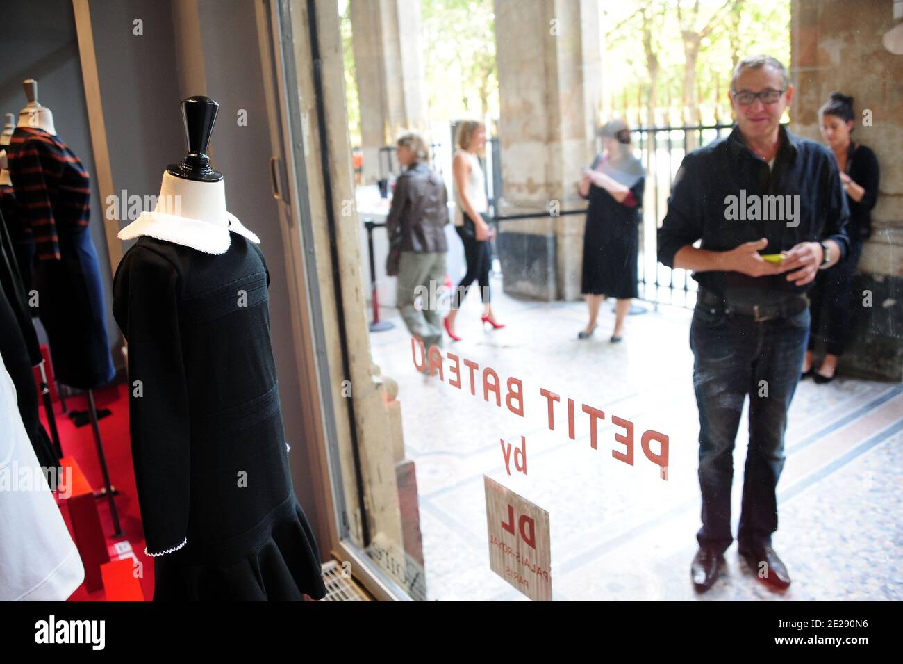 Atmosphere during 'Petit Bateau by Didier Ludot Party' at Didier Ludot store in Paris, France on September 26, 2011. Photo by Nicolas Briquet/ABACAPRESS.COM Stock Photo