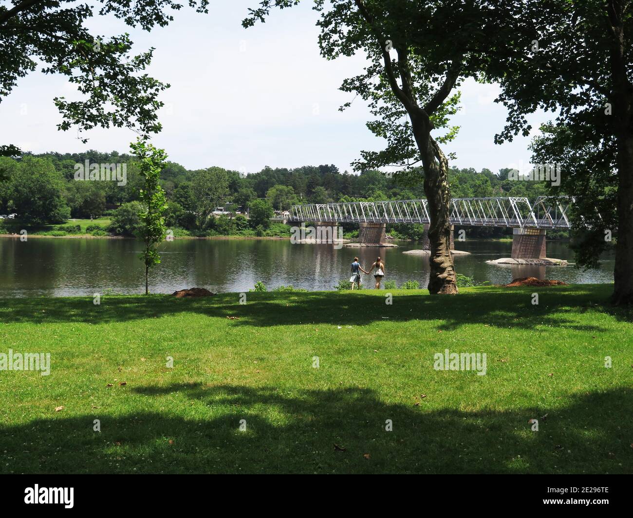 Washington's Crossing, Delaware, National Historic Site, State Park, Stock Photo