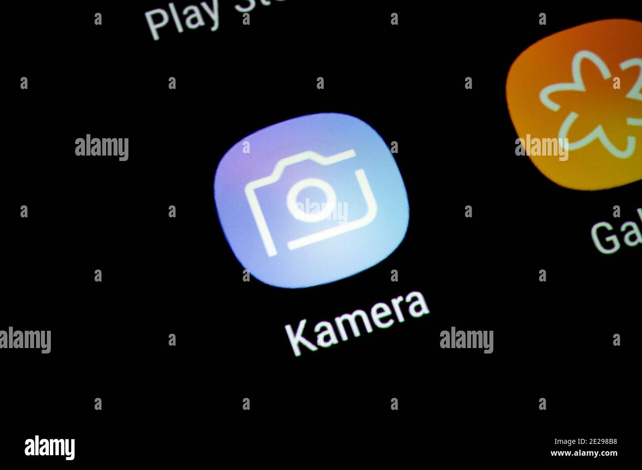 Smartphone, Display, App, Kamera Stock Photo Alamy