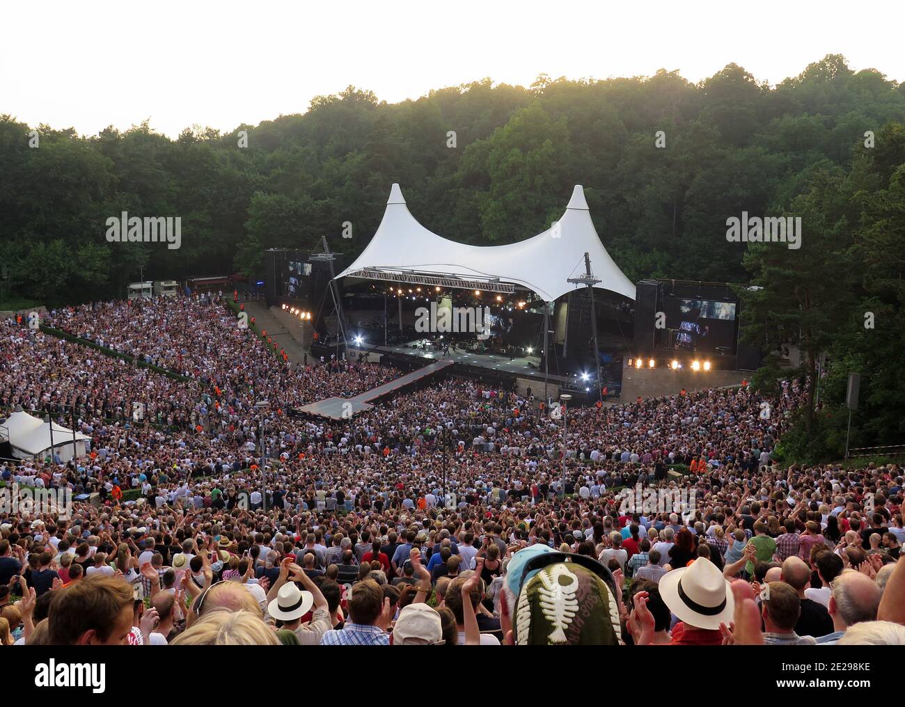 Waldbühne am 10.06.2014: Konzert Rolling Stones, Berlin, Deutschland Stock  Photo - Alamy