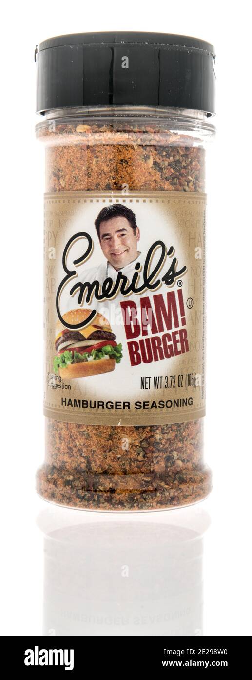 Winneconne, WI 9 January 2021 A package of package of Emerils Bam