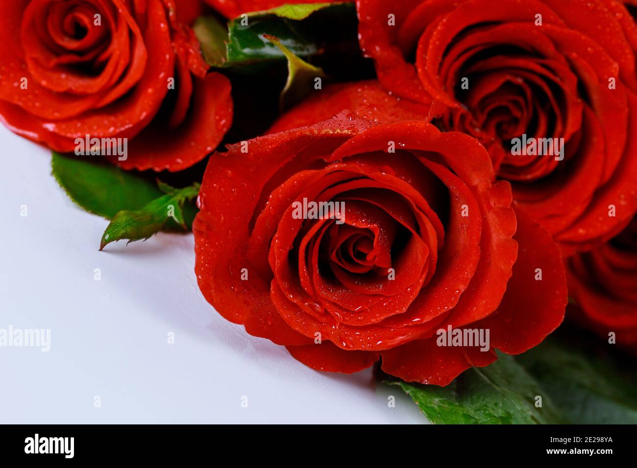 Close up bouquet beautiful roses hi-res stock photography and images ...