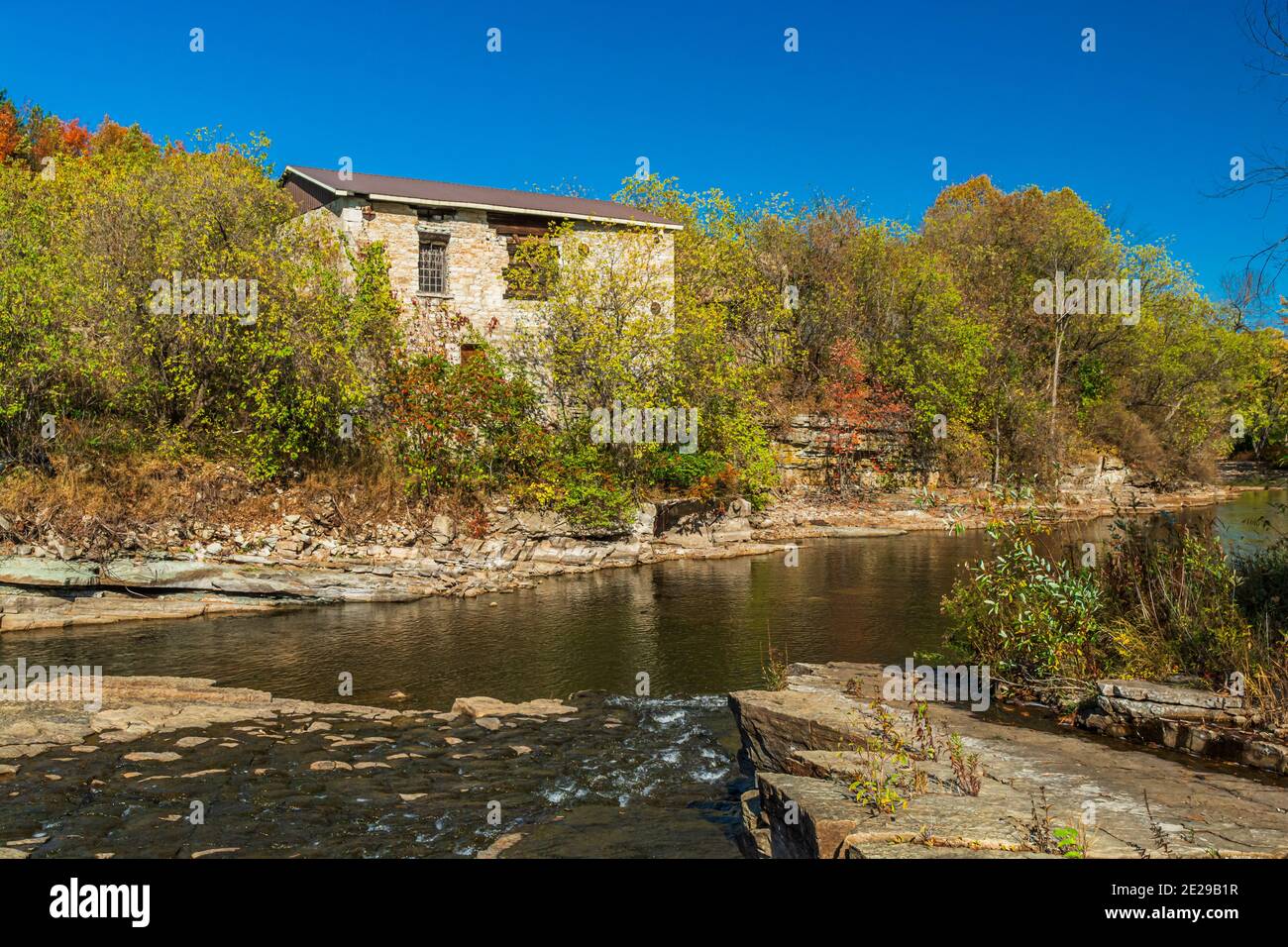 Algonquin Park Ontario Canada In Autumn Stock Photo