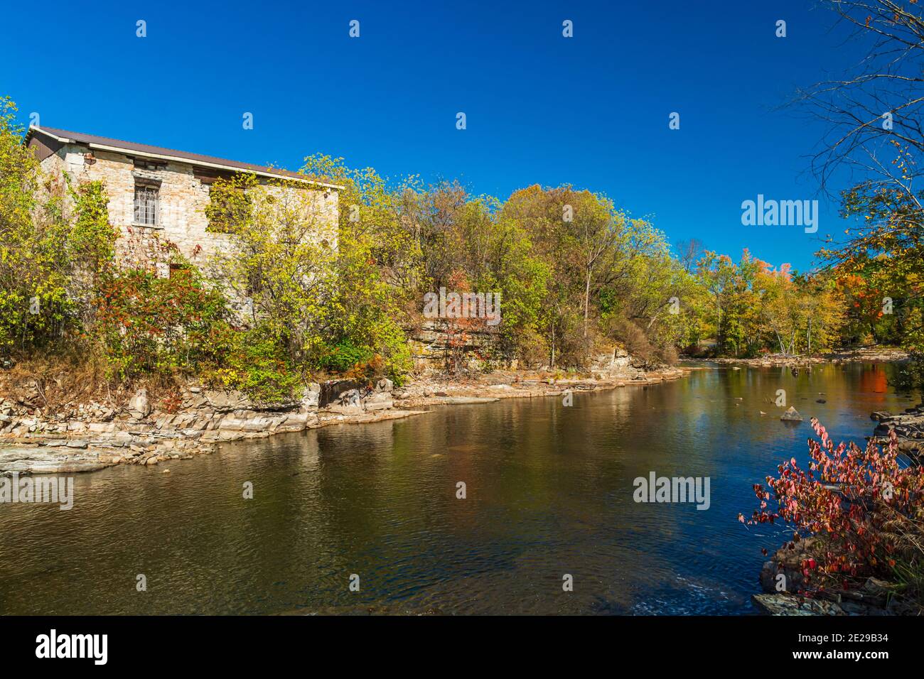 Algonquin Park Ontario Canada In Autumn Stock Photo