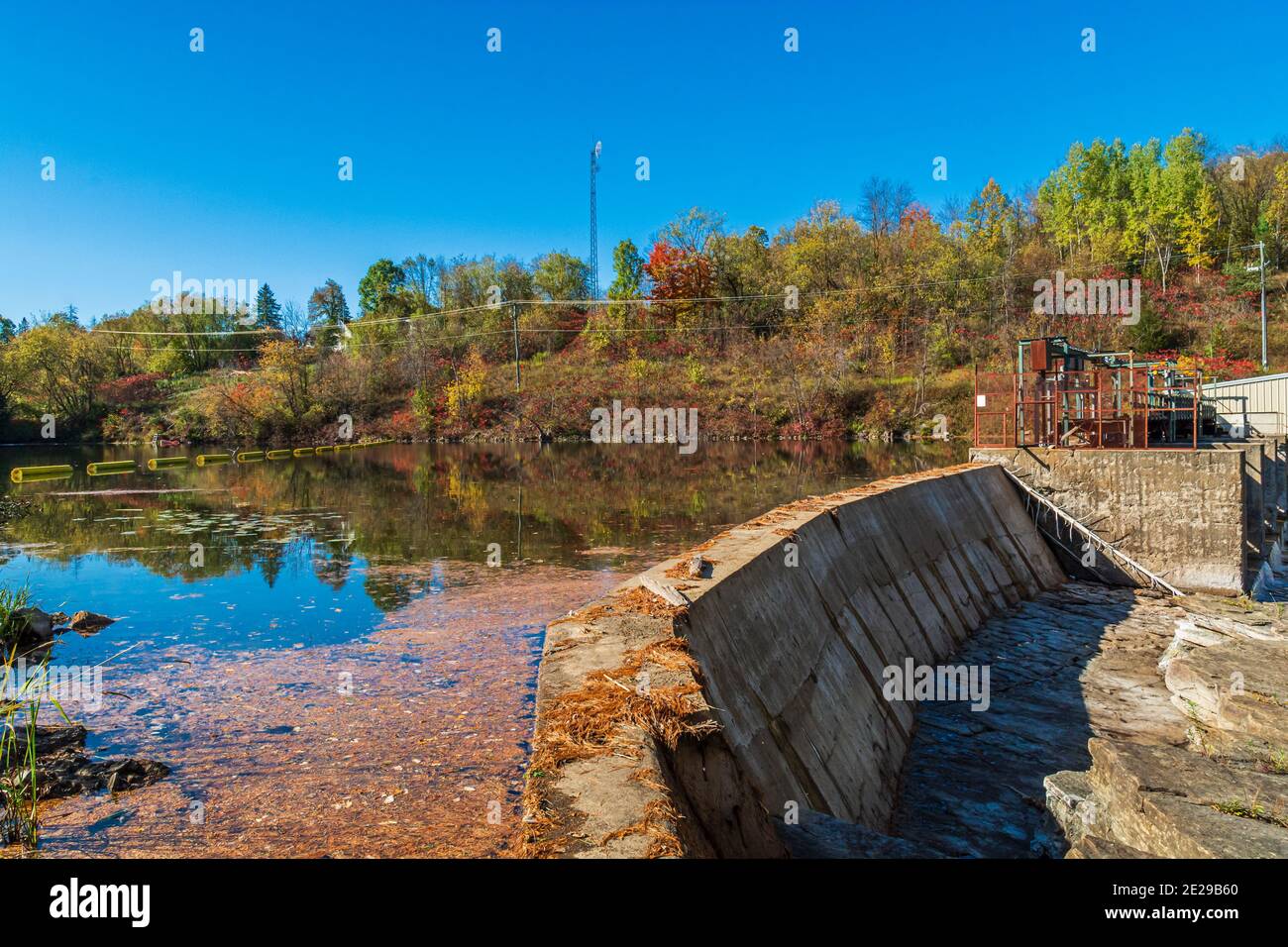 Algonquin Park Ontario Canada In Autumn Stock Photo