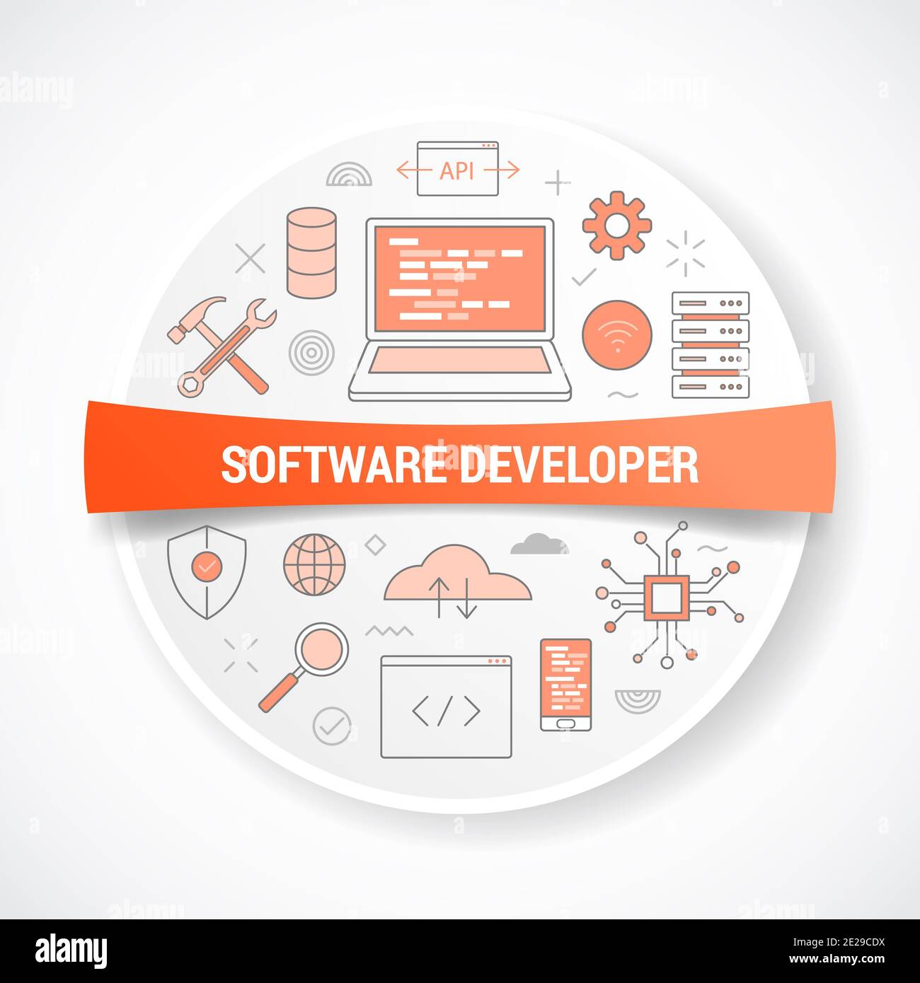 Software Development Icon Vector