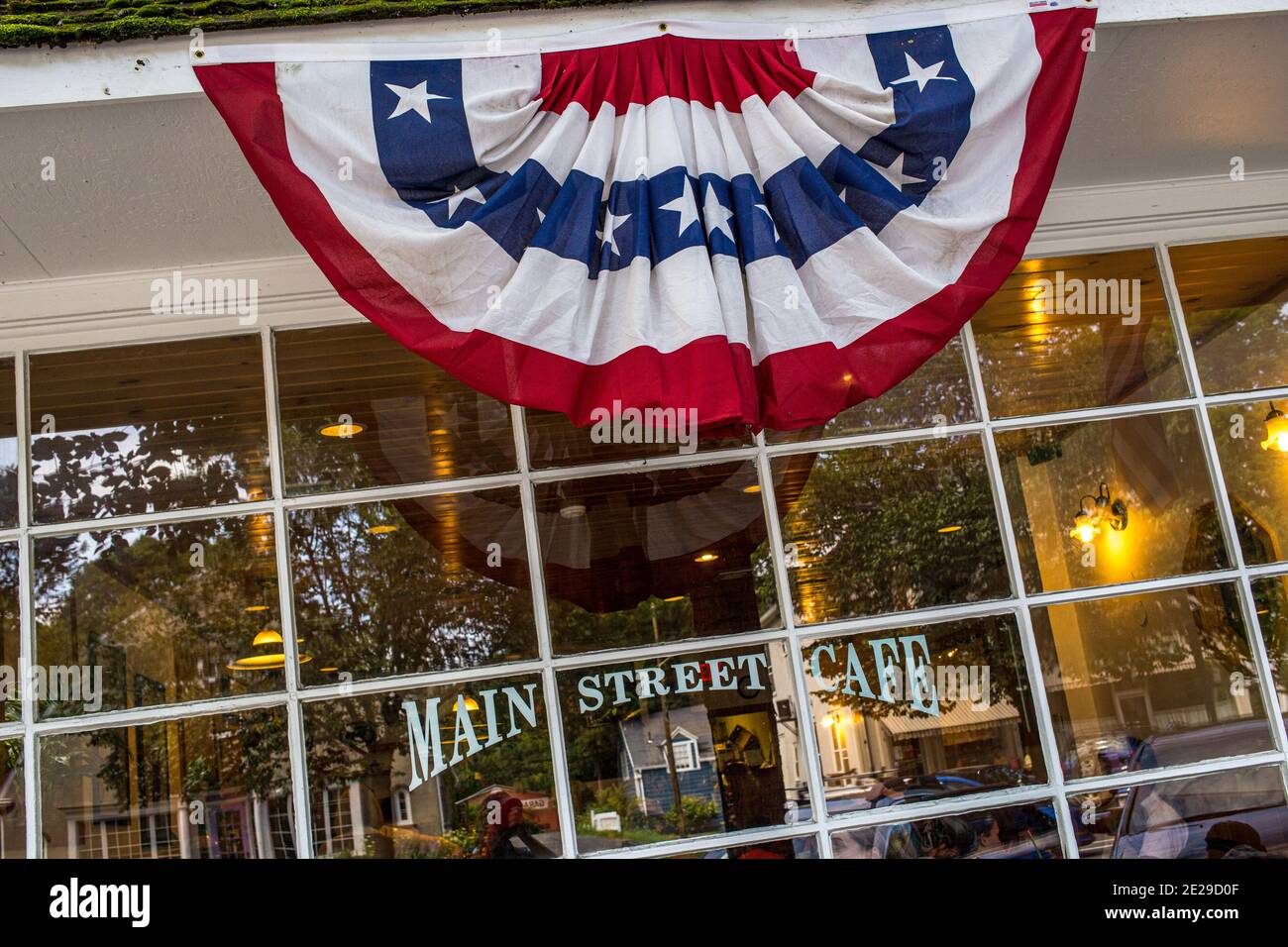 The Main Street Cafe in Stockbridge, Massachusetts Stock Photo