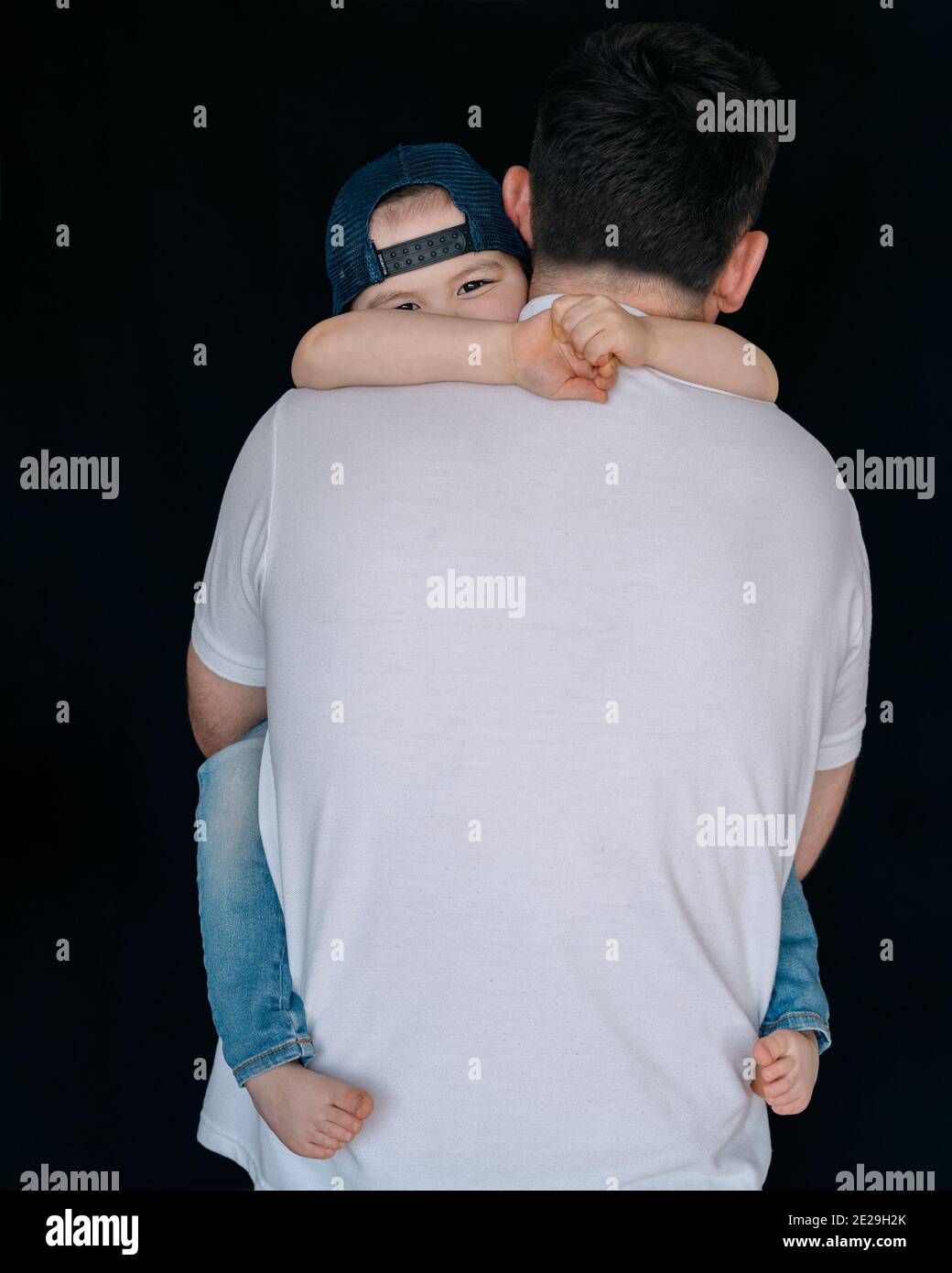 single father Stock Photo