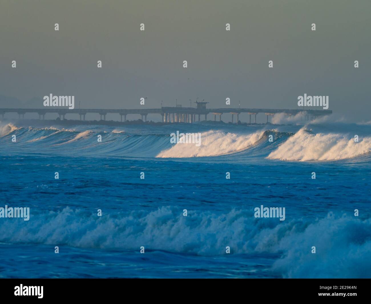 Huge waves near Ocean Beach, San Diego, California with a large swell in 2021 Stock Photo Alamy