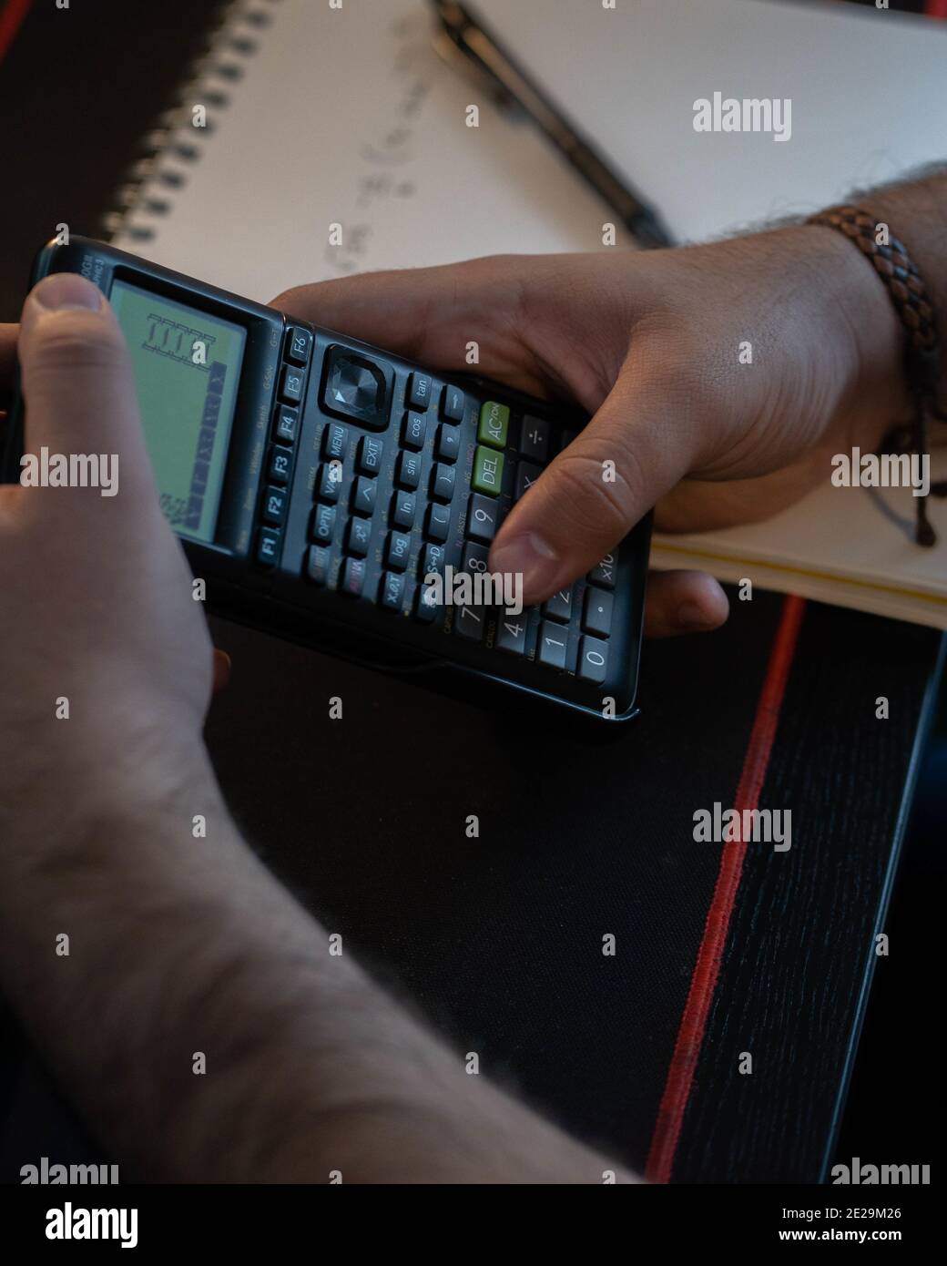 Using graphing calculator hi-res stock photography and images - Alamy