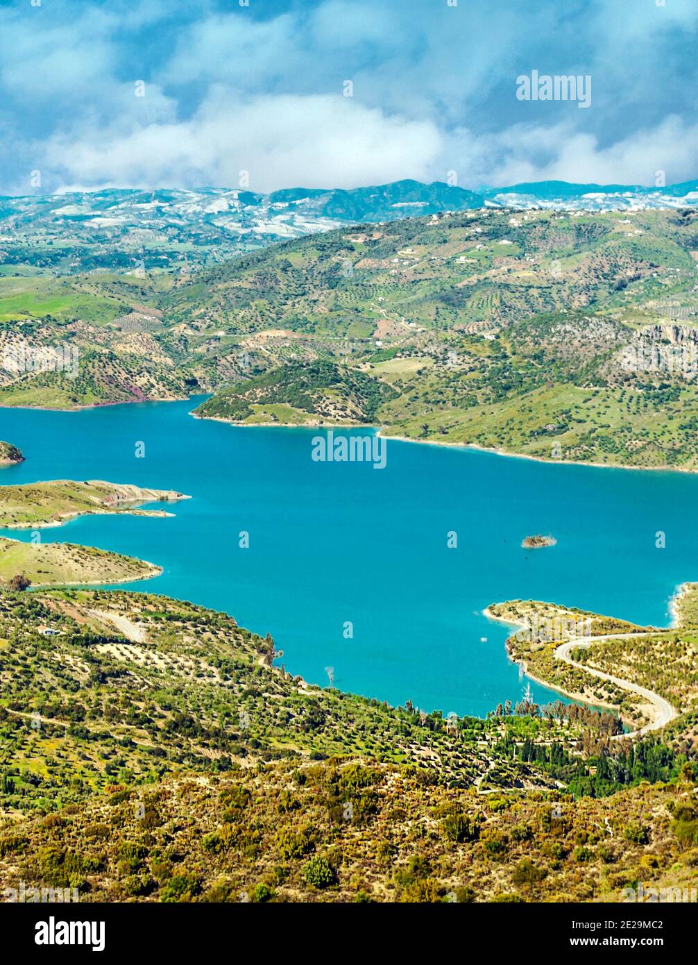Lake in the fields of Andalusia Stock Photo Alamy