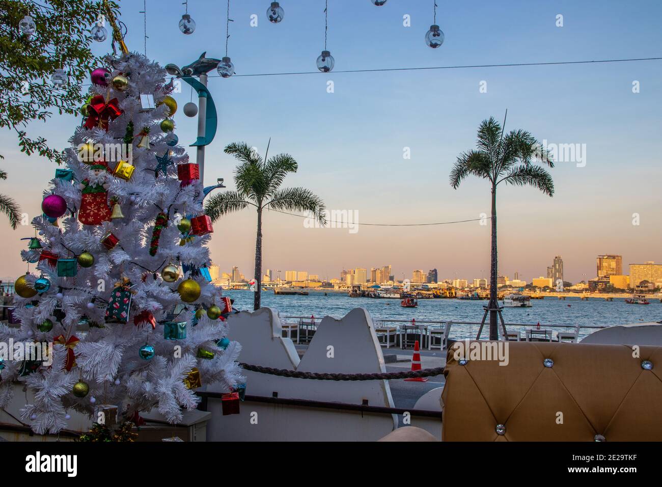 Christmas Holidays in Pattaya Thailand Asia Stock Photo Alamy