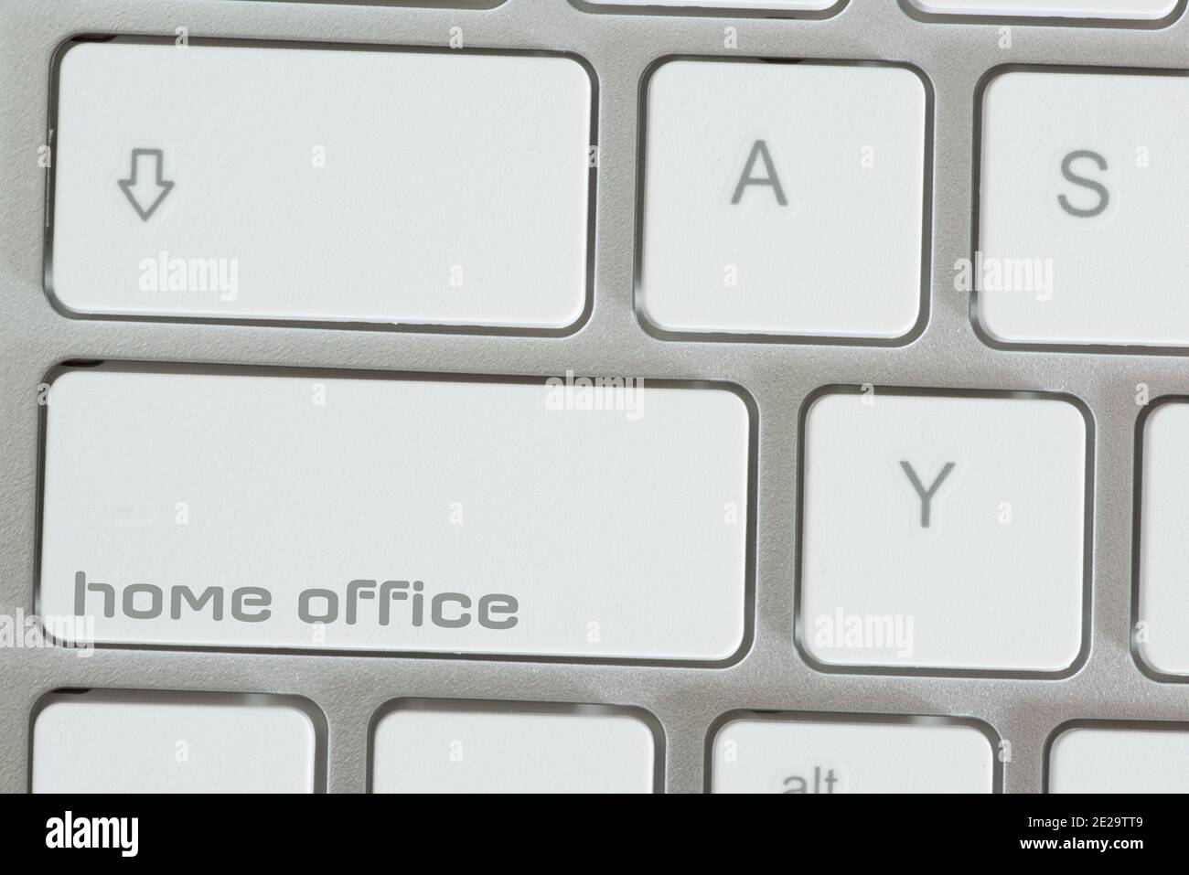A computer and home office Stock Photo