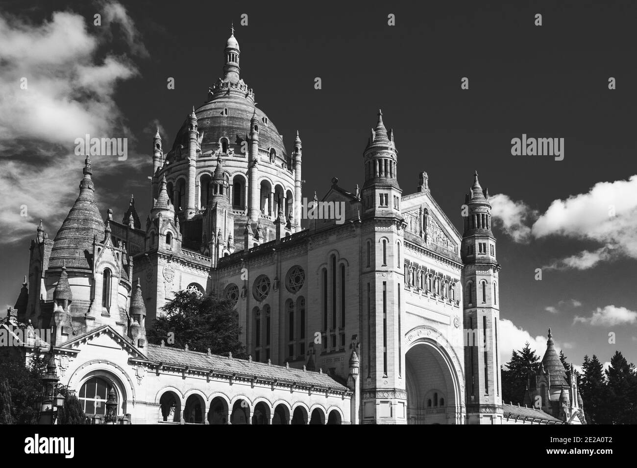 Basilica of saint therese Black and White Stock Photos & Images - Alamy