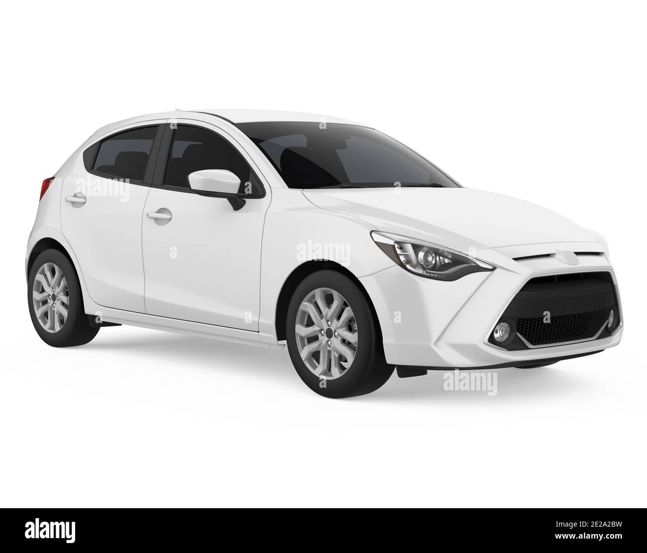 Car Hatchback Isolated Stock Photo Alamy