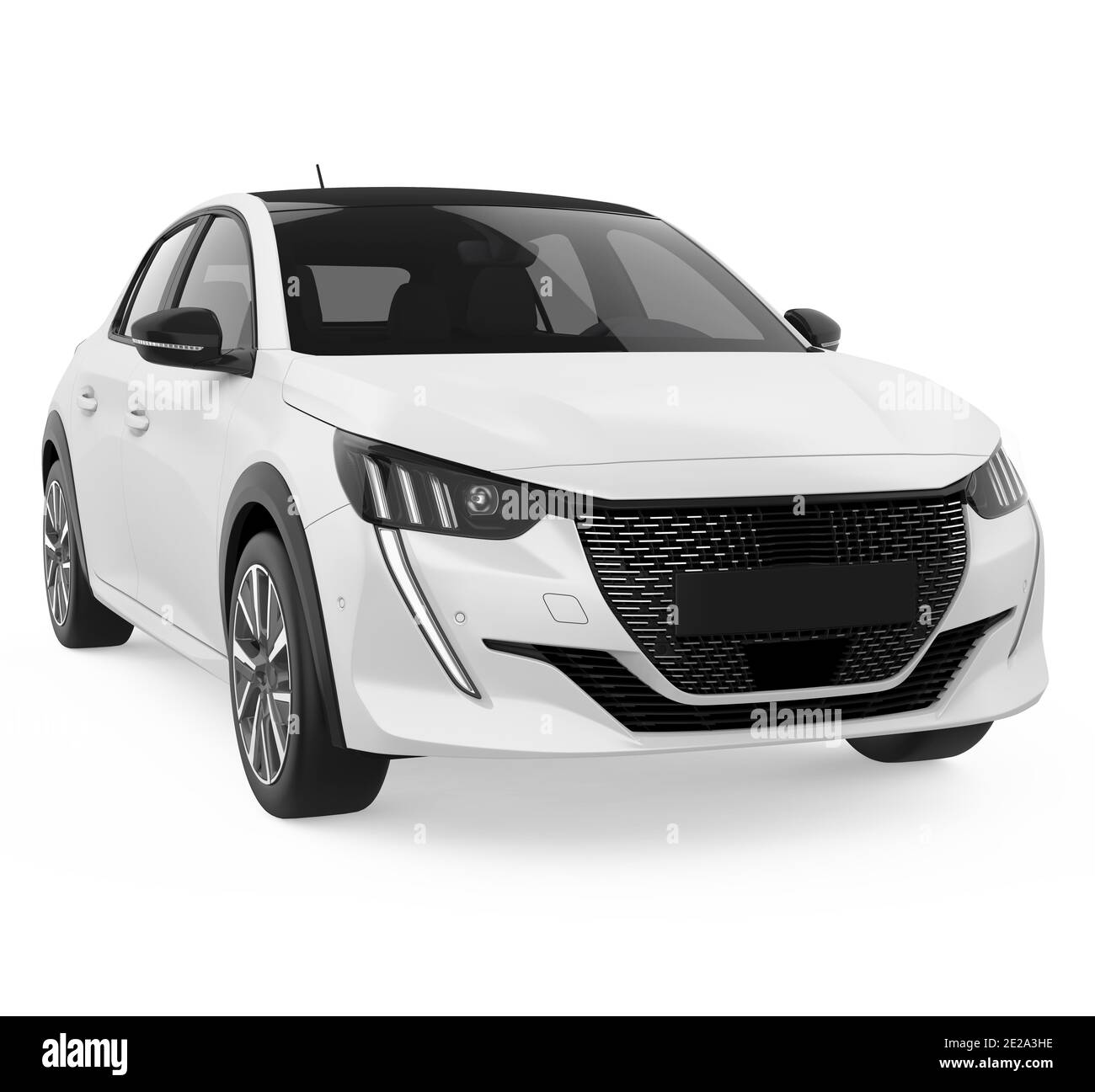 Car Hatchback Isolated Stock Photo Alamy