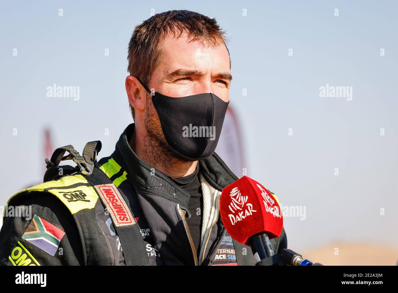 Baragwanath Brian (zaf), Century, Century Racing, Auto, portrait during the 9th stage of the Dakar 2021 between Neom and N / LM Stock Photo