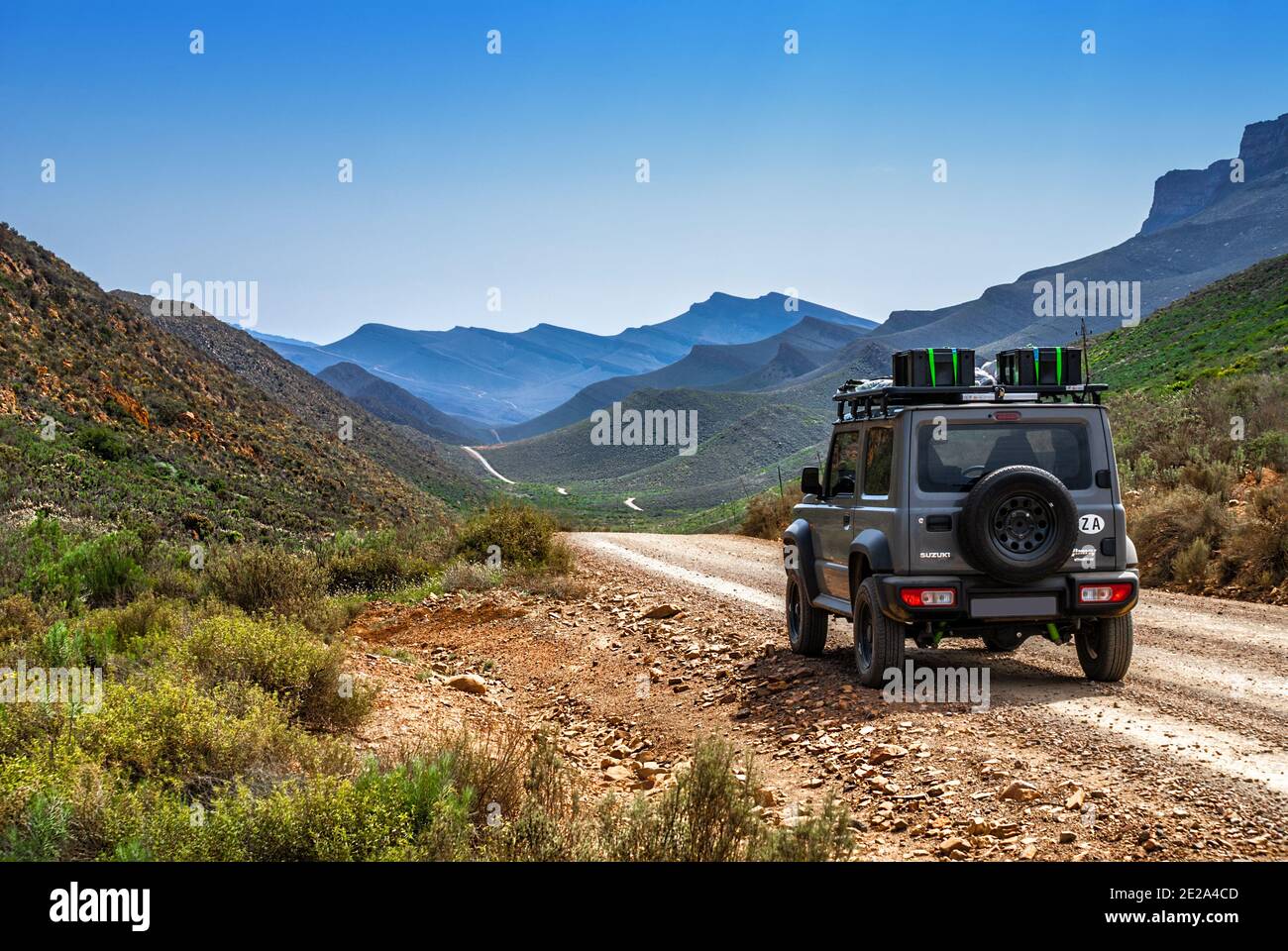 Suzuki Jimny Overlanding in the Cederberg South Africa Stock Photo