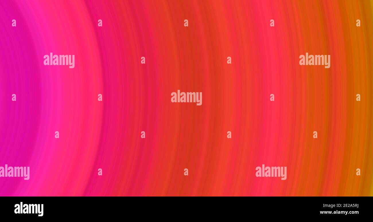 Soft blurry gradient background. Radial red and pink rainbow abstract backdrop. Stock Photo