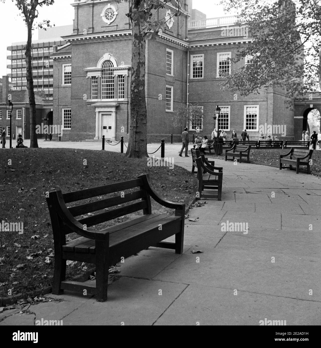 Philadelphia independence hall. Historic District. Philadelphia, USA, 1976 Stock Photo