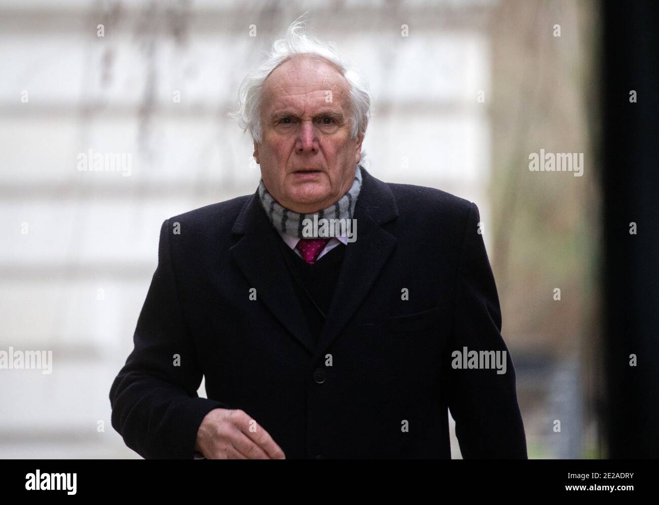 Sir Edward Lister, Prime Minister's Chief strategic advisor and  Downing Street Chief of staff, arrives at the back gate of Downing Street. Stock Photo
