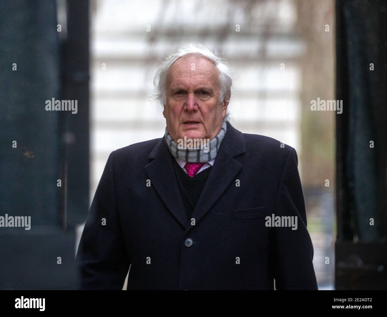 Sir Edward Lister, Prime Minister's Chief strategic advisor and  Downing Street Chief of staff, arrives at the back gate of Downing Street. Stock Photo