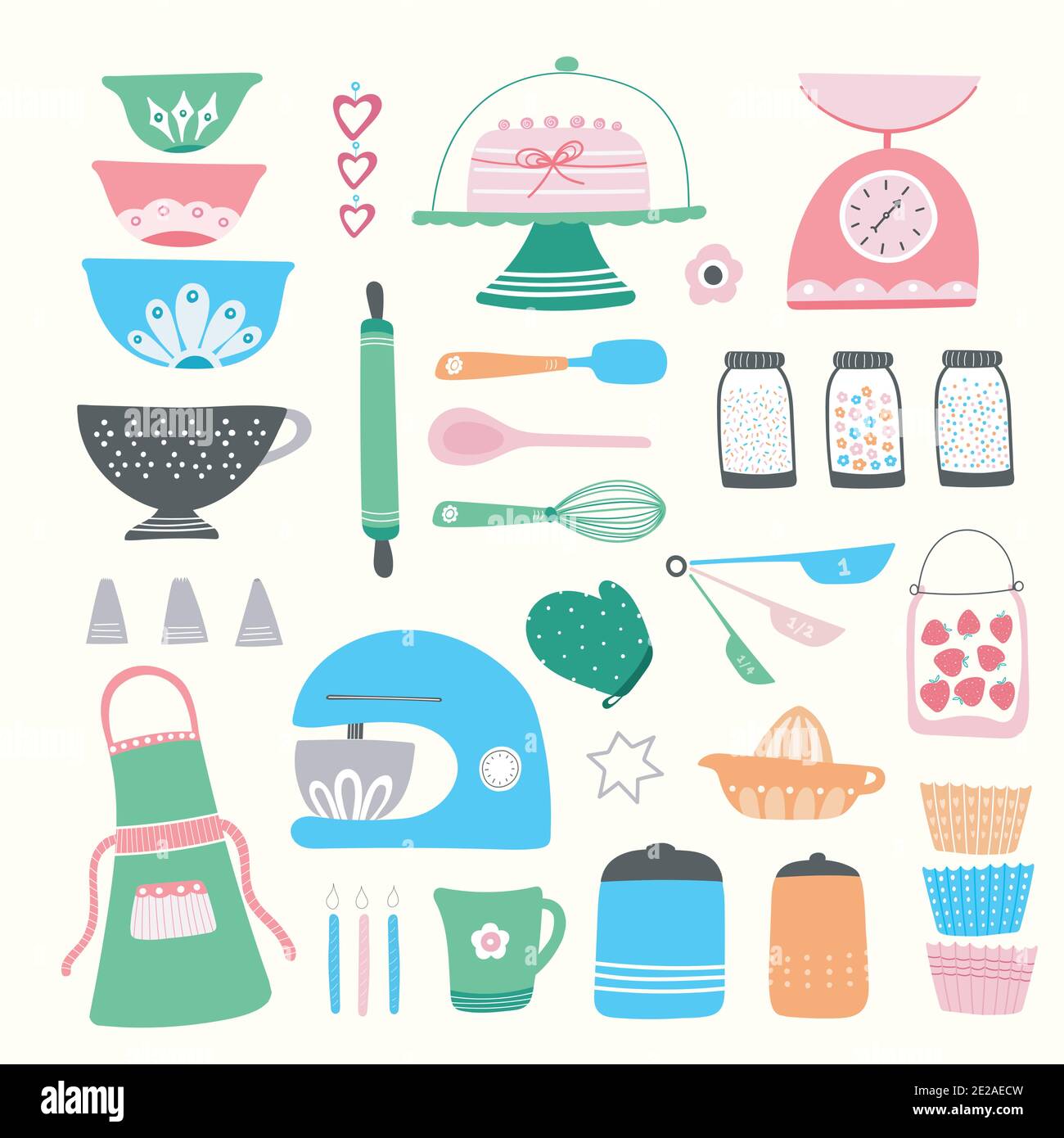 baker tools clipart icons