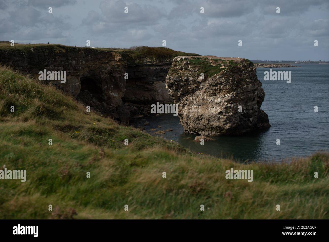 Marsden Rocks Stacks Marsden Rock and Stacks just outside South Shields in September 2020 ...