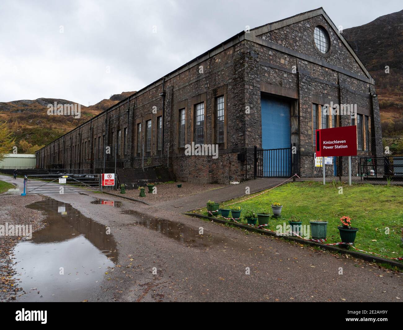 Kinlochleven power station part of an hydroelectric scheme, Scotland UK Stock Photo Alamy