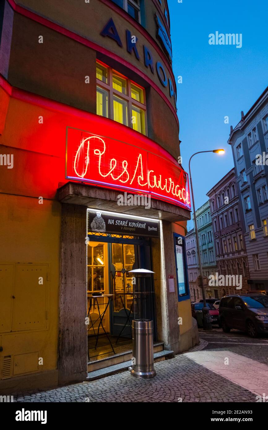 Na Stare Kovarne, restaurant of Akropolis, Zizkov, Prague, Czech