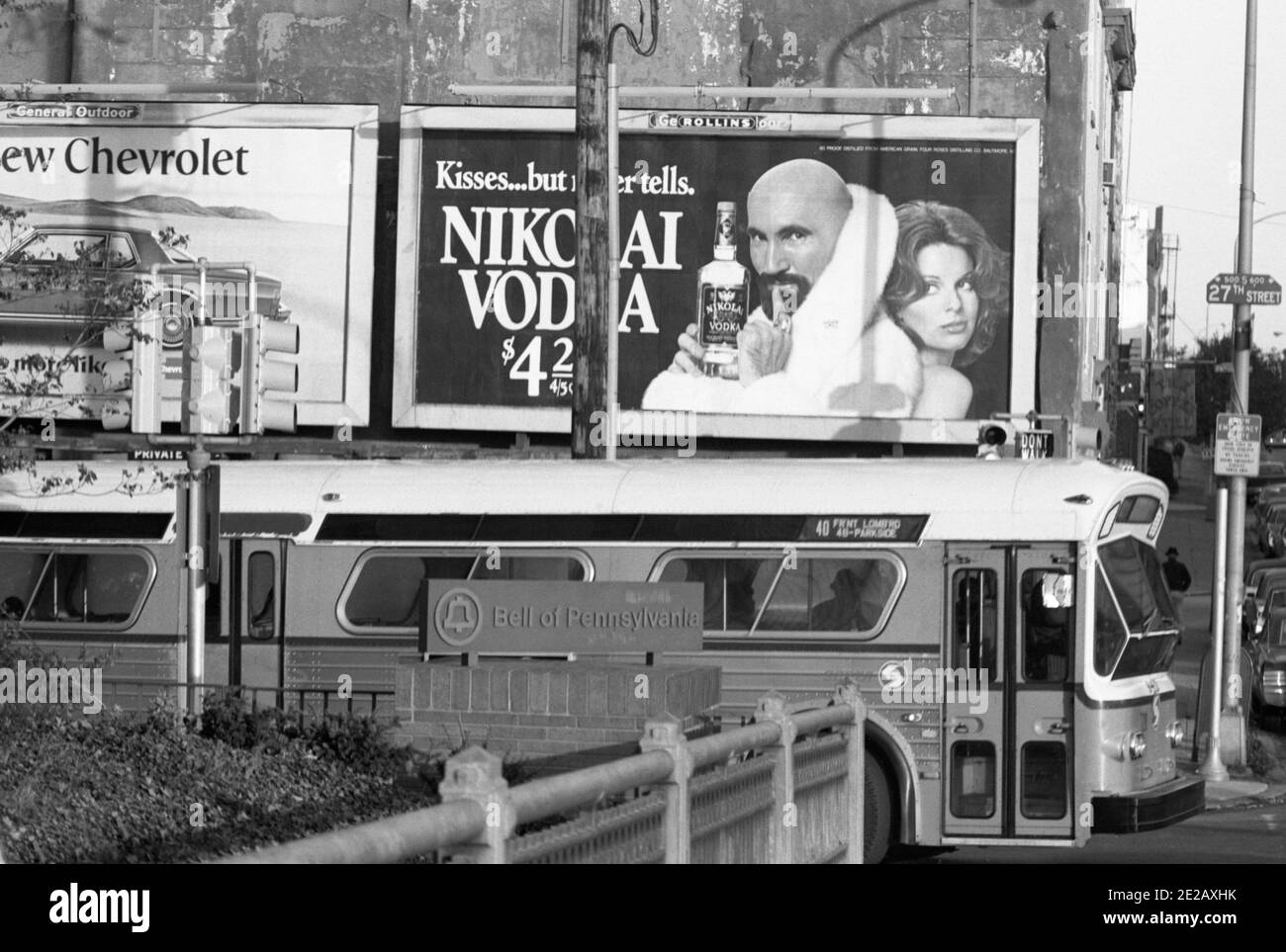 Nikolai Vodka, Philadelphia, USA, 1976 Stock Photo