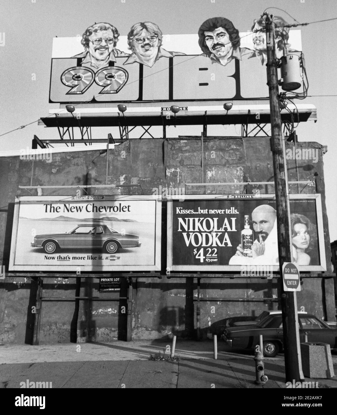 Nikolai Vodka, Philadelphia, USA, 1976 Stock Photo