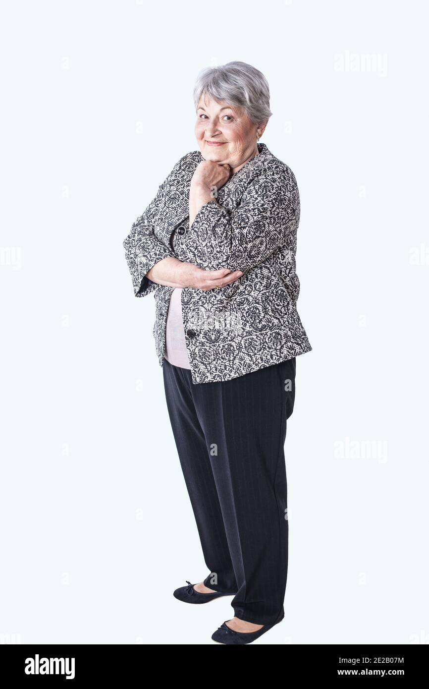 Portrait gorgeous retired lady hi-res stock photography and images - Alamy