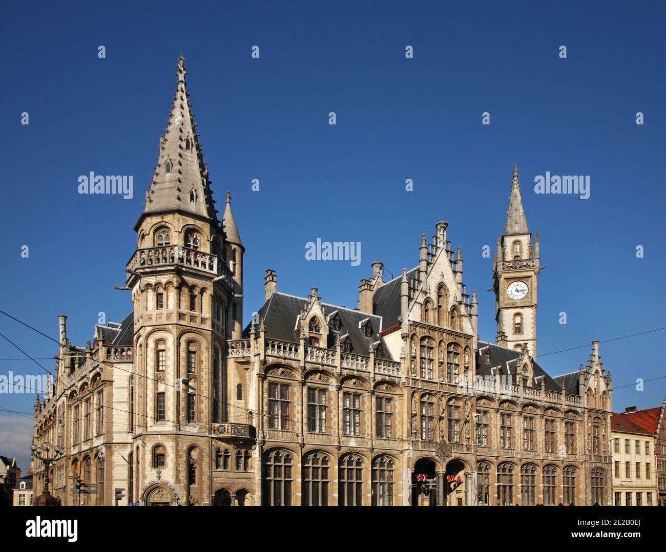 Post office in Ghent. Belgium Stock Photo Alamy