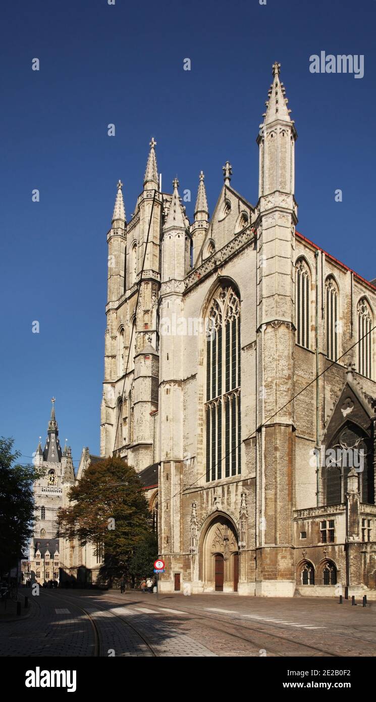 St. Bavo's Cathedral In Ghent. Flanders. Belgium Stock Photo - Alamy