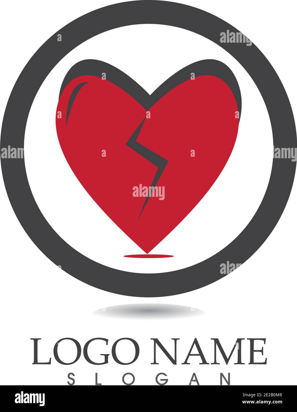 Love icon logo vector Stock Vector