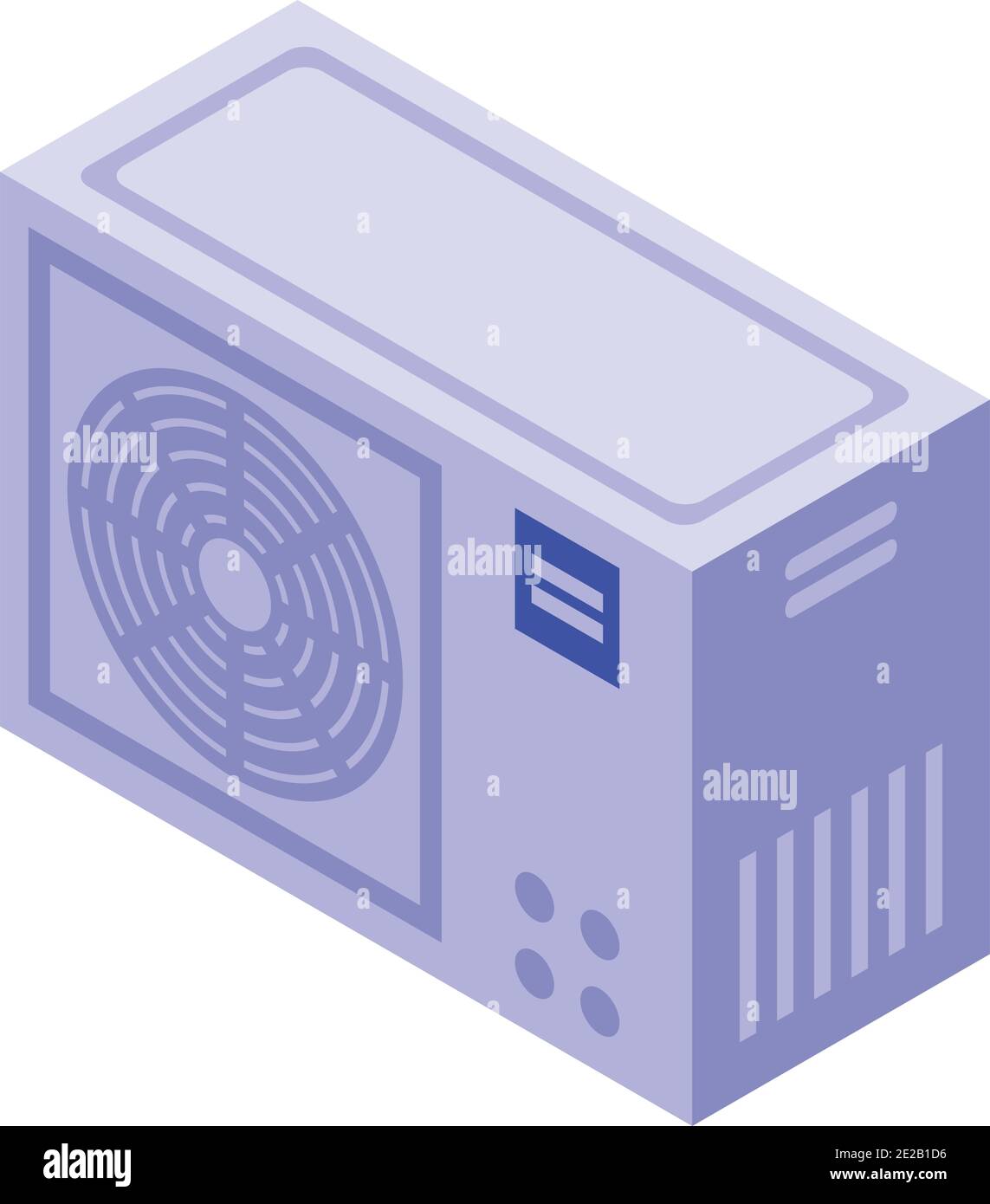Control air conditioner icon. Isometric of control air conditioner ...