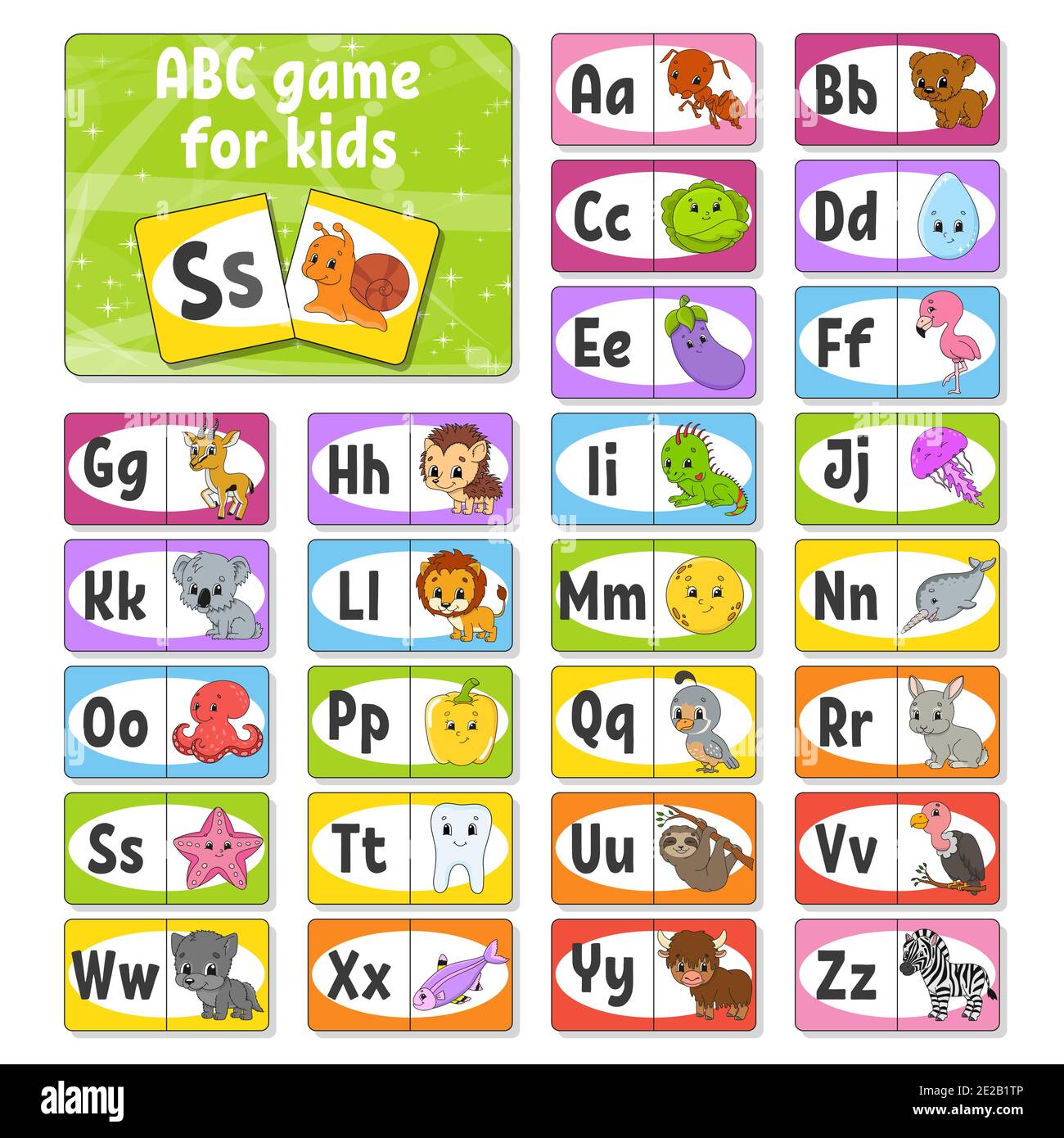 Alphabet N For Vocabulary Reading Lesson Kids Coloring Set