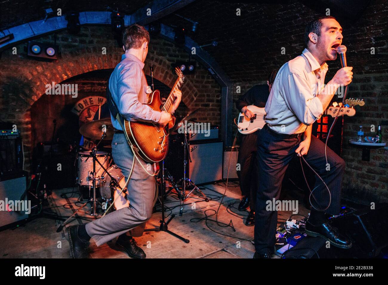 The Murder Capital performing in Liverpool, England, UK. Stock Photo