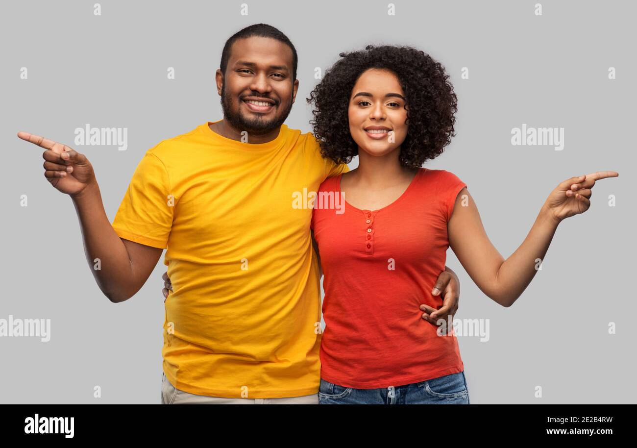 happy african american couple Stock Photo - Alamy