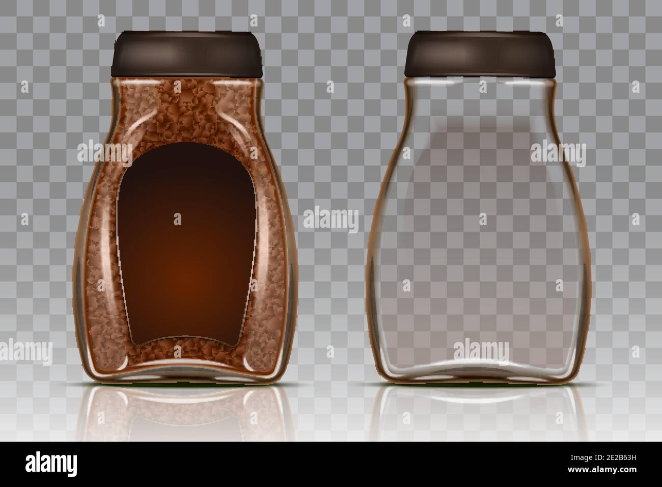 Instant coffee packaging vector design template Stock Vector Image