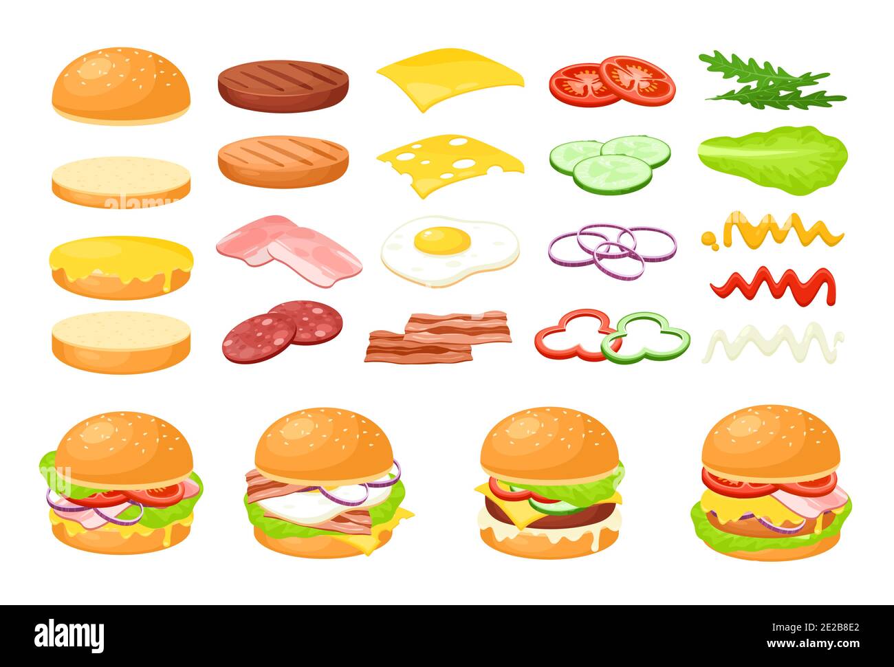 Hamburger Cartoon Burger High Resolution Stock Photography And Images Alamy