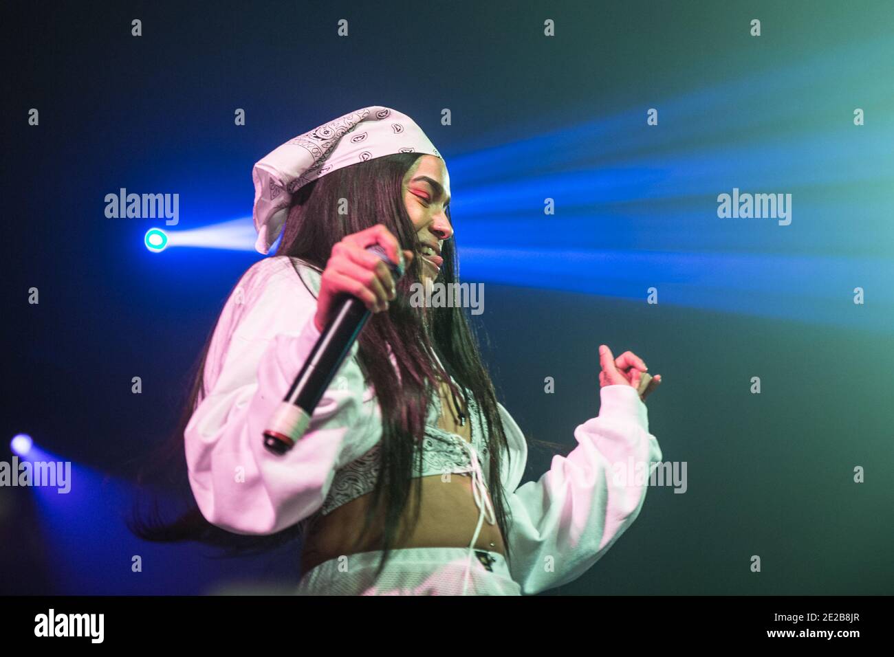 Princess Nokia performing live at Liverpool Music Week, Liverpool, England, UK. Stock Photo