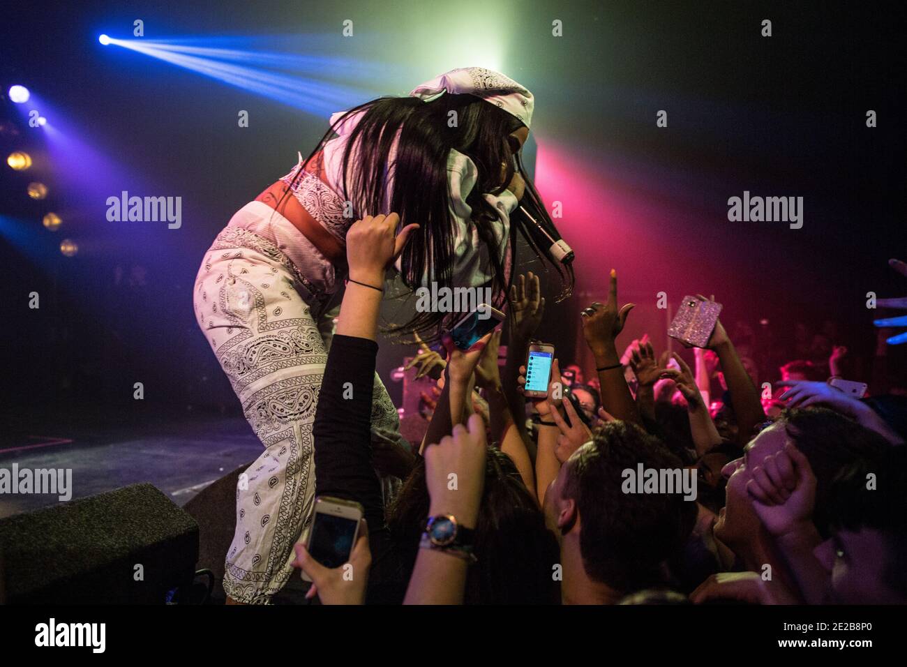 Princess Nokia performing live at Liverpool Music Week, Liverpool, England, UK. Stock Photo