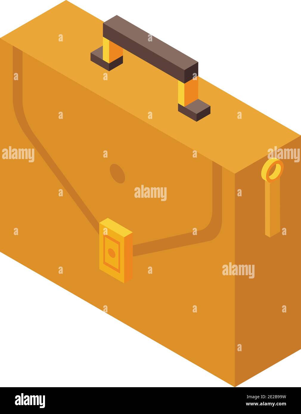 Briefcase icon. Isometric of briefcase vector icon for web design ...
