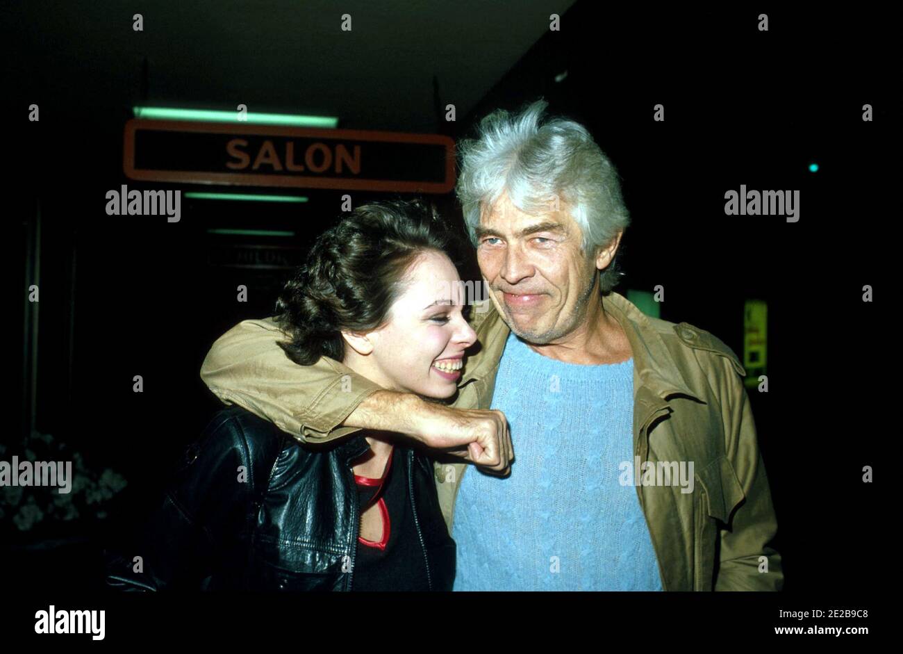 James Coburn And Lisa Alexander 1983 Credit: Ralph Dominguez/MediaPunch Stock Photo