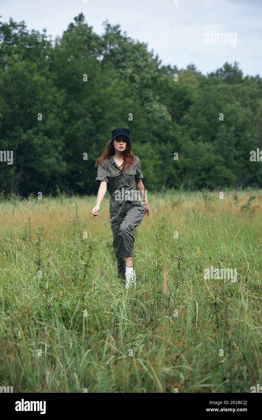 Woman walks arm hi-res stock photography and images - Alamy
