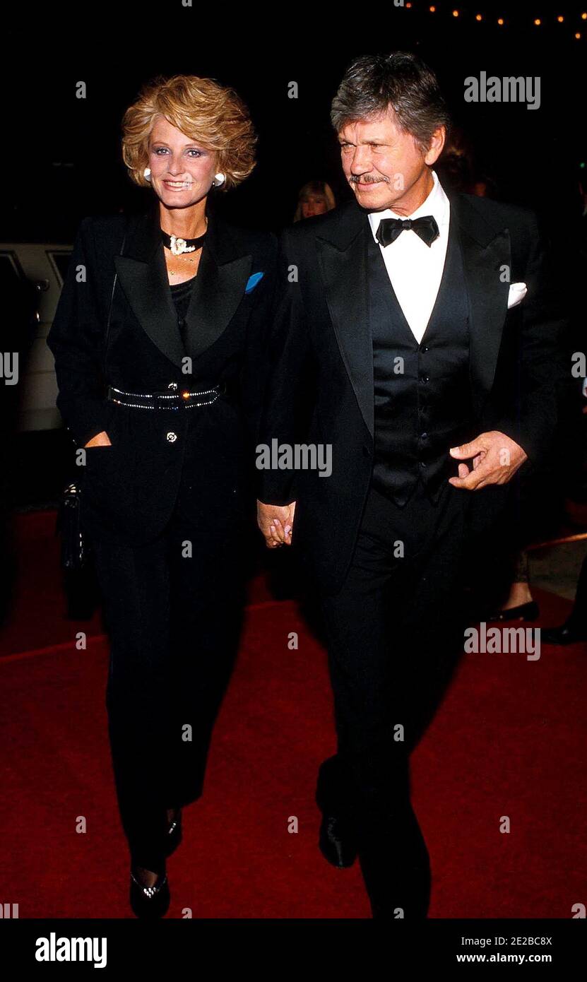 1986 Charles Bronson And Jill Ireland Credit: Ralph Dominguez ...