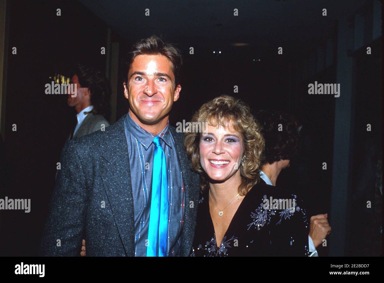 LANI O' GRADY AND FIANCEE JAY HILL Credit Ralph Dominguez/MediaPunch Stock Photo Alamy